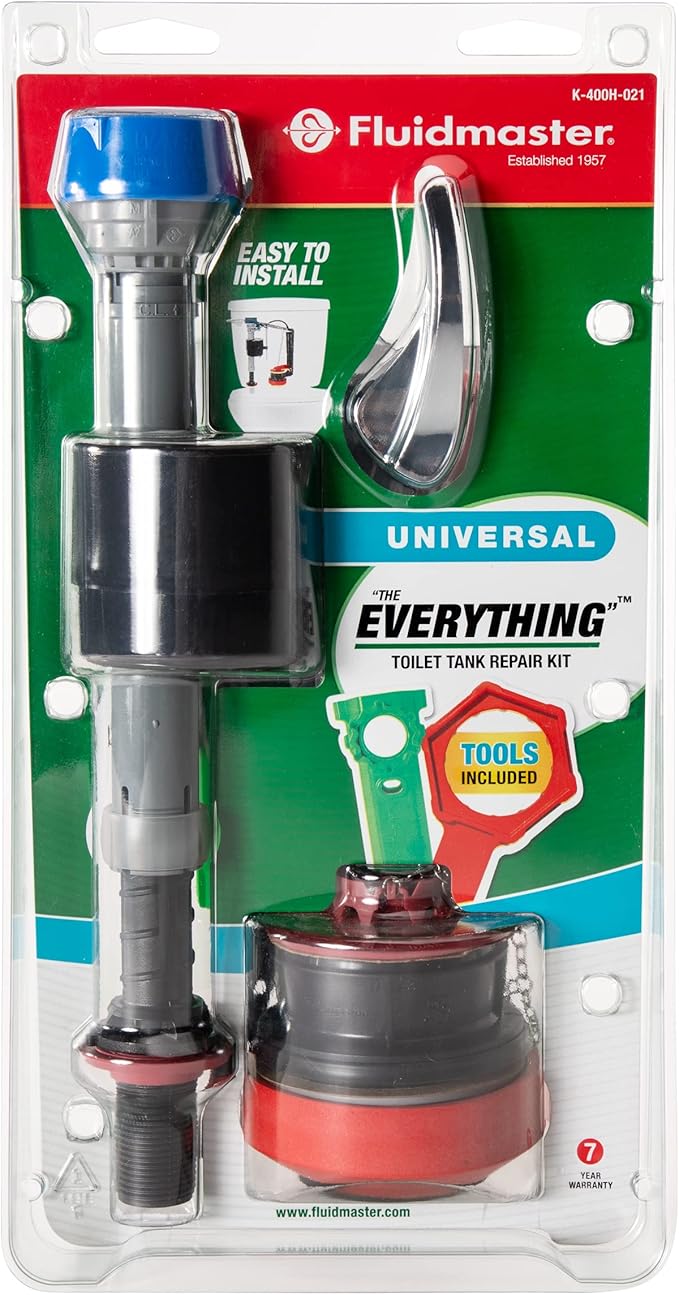 Fluidmaster K-400H-021-P8 PerforMAX 2-Inch Everything Toilet Repair Kit, Multicolor