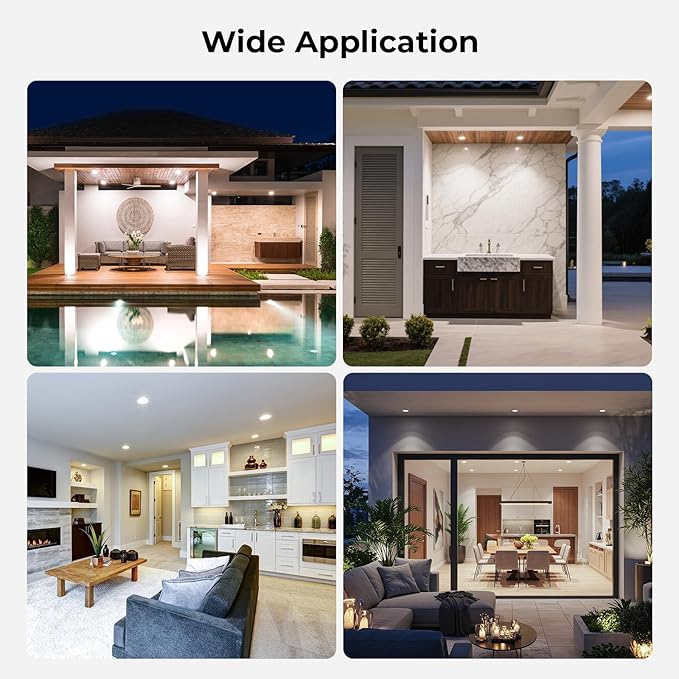 PAR38 LED Outdoor Flood Light Bulbs, 100W Equivalent, 5000K Daylight White, Dimmable Waterproof LED Floodlight for Porch Yard Garage, E26 Base 1050LM, 13W, 15,000 Hrs, 6 Pack