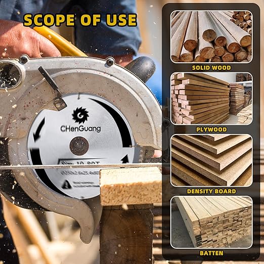 7 Inch 60 Tooth Miter/Tungsten Carbide Tipped Blade High-Performance Professioal Saw Blade for Cutting Wood