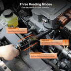 Digital Torque Wrench 3/8 Drive, 1.5-99.5 ft-lbs./6.8-135Nm Range, Electric Torque Wrench with Dual Direction Ratchet, ±1% Accuracy with Vibration, Buzzer and LED Alert