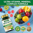 Keto ACV Gummies Advanced 1500 mg - 120 Gummies Keto Apple Cider Vinegar Gummies Supports Metabolism, Energy & Immune Support Balance for Men & Women