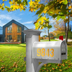 10 Sheets Vinyl House Numbers for Mailbox,3 inch Waterproof Mailbox Numbers Sticker,Self-Adhesive Number Stickers for Mailbox,Cars,Boats,Window,Apartment Door Address Number (Gold, 3 inch)