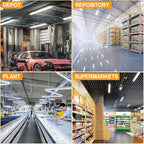 50 Pack T8 Bulbs 4 Foot 6500K Daylight, 5000Lumens, 36W, 4ft Led Bulbs Ballast Bypass Type B Dual-End Powered, 4ft Led Tubes Replacement F32T8 F32T12 Fluorescent Tube