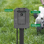 Outdoor Remote Control Power Strip, 9FT Extension Cord Waterproof, Independent Control Outlets, 6 Grounded Outlets for Outdoor Decorations, 14 AWG, 15A/1875W, ETL Listed (9 FT)