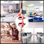 1 Pcs Fire Extinguisher Mount Bracket Adjustable, Supports up to 2.5 and 5lb, Heavy-Duty and Easy Installation, Ideal for Home, Truck, Rv, Boat, Commercial Use, Secure and Durable Holder