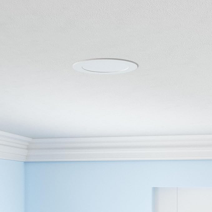 CLOUDY BAY [6 Pack] 4inch Smart WiFi LED Recessed Lights,RGBCW Color Changing Recessed Lighting,Compatible with Alexa and Google Home Assistant,10W 2700K-6500K,CRI90+ Wet Location,White Finish
