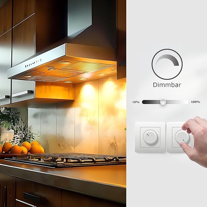 Par20 Halogen Flood Light Bulb, 39W 120V PAR20 Light Bulb, Dimmable, E26 Base, 2700K Warm White, 3000 Hours for Indoor Range Hood, Track Oven, Ceiling Can Lamp（6Pack）