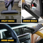 DEWALT 5 Gallon 4 HP STEALTHSONIC Shop Vacuum Wet and Dry DXV05S-QTB Ultra Quiet Stainless Steel Wet/Dry Vacuum Cleaner with Powerful Suction for Garage, Jobsite, and Workshop