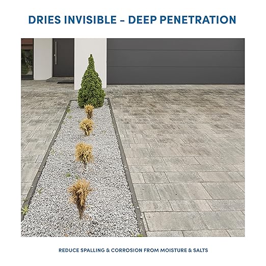 Rain Guard Water Sealers SP-1007 Salt Guard Ready to Use - Protects from Road Salt, Freeze Thaw, and Ice Damage - Covers up to 700 Sq. Ft., 5 Gal, Invisible Clear