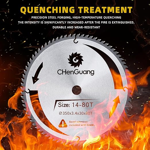 7 Inch 60 Tooth Miter/Tungsten Carbide Tipped Blade High-Performance Professioal Saw Blade for Cutting Wood