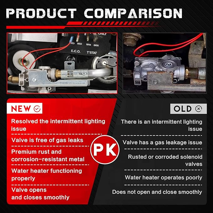 GC10A-4E 92089 RV Water Heater Gas Valve Replaces Atwood/Dometic 10 Gallon Water Heaters G10-1E G10-3E GC10-1E GC10A-2E GC10A-3E GCH10A-3E G10-2E GC10-2E GC10A-4E OEM #93844 93870 92078 93321 93869
