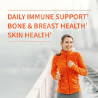 Garden of Life Quercetin Zinc Once Daily Immune Support Supplement with Vitamin D3 for Bone Health, Breast Health & Skin Health, Dr Formulated - Gluten Free, Non GMO, Carbon Neutral – 30 Mini Tabs