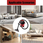 4 Gallon Wet Dry Shop Vac, Powerful Suction Shop Vacuum with Attachments, Portable Heavy-Duty Shop Vacuum 3 in 1 Function for House, Garage & Workshop