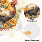 Swedish Dishcloths for Kitchen, 6 Pack Farm Reusable Paper Towels Housewarming Gifts for Women, Chicken Rooster Absorbent Dish Rags for Washing Dishes