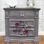 Dixie Belle Paint Company Chalk Finish Furniture Paint - Mason Dixon Gray (4oz) - Matte Charcoal Gray Chic Chalk Mineral DIY Furniture Paint