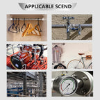 GeilSpace 3/4" x 42" Stainless Steel Pipe, 304 Pipe Nipple Fits Standard 3/4 Inch Threaded Pipes and Fittings, DIY Industrial Metal tube (2 PCS)