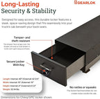 GearLok UnderSeat Truck Locker – Secure Under Seat Storage for Trucks – Lockable Truck Organizers and Storage for Tools, Ammo and Equipment