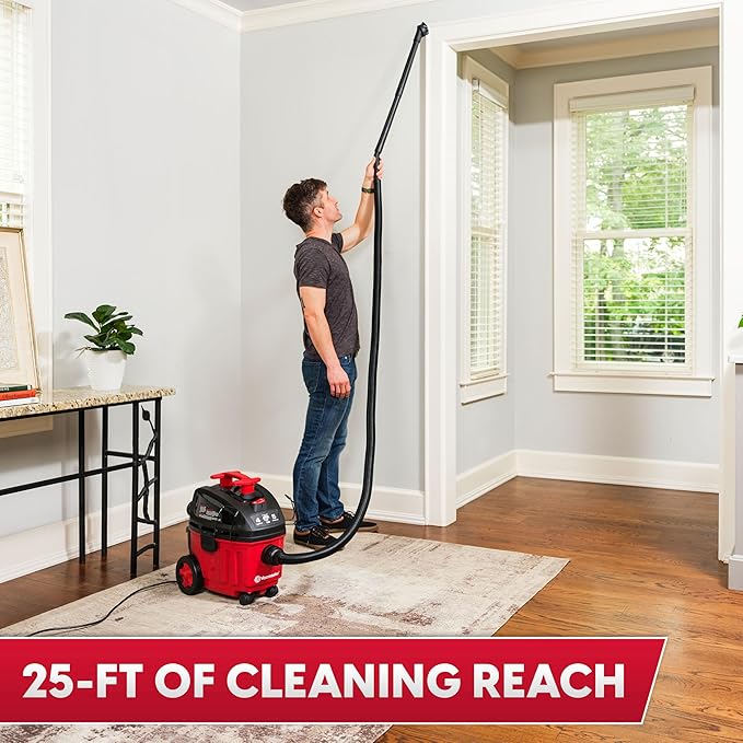 Vacmaster 4-Gallon 5 Peak HP Household Wet/Dry Vacuum - VF408B 1101