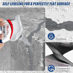 Concrete Crack Filler, Concrete Crack Repair Sealant, Weather-Resistant Crack Caulking Glue, Fast-Drying Crack Repair Adhesive for Slabs, Sidewalk, Foundation & Garage – Indoor Outdoor Use (5 Pack)