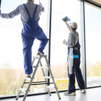 Feekoon Window Cleaning Holster with Belt, Detachable Side Bucket on a Belt, Squeegee Holder Tool Belt, Carry Multiple Tools on Your Waist, Window Cleaning Tools Kit Ideal for Window Cleaners