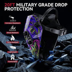 ARCCAPTAIN Auto Darkening Welding Helmet, 3.94"X3.66" Large Viewing Screen True Color Welding Hood with 4 Arc Sensor Solar Powered, Wide Shade 4-5/5-9/9-13 Welding Mask (Cthulhu)