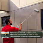 1 Gallon Transparent Waterproof Coating, Clear Acrylic Sealant Invisible Adhesive Leak Repair Agent for Concrete, Wall, Wood, Brick, Stone, Water-Based Outdoor & Indoor Sealer 4KG