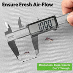 Ouskr Replacement Window Screens Roll, 48 inch x 100 feet Durable Window Screen Mesh for Patio Porch Door Windows, DIY Adjustable Fiberglass Window Screen Repair Kit Sliding Net Pet, Black