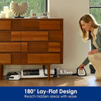 Tineco Floor ONE Stretch S6 Cordless Wet Dry Vacuum Cleaner, 180°Lay-Flat Smart Vacuum Mop, 40 Minutes Long Runtime 158℉ Flashdry Self-Cleaning, Dual-Sided Edge Cleaning Lightweight Floor Cleaner