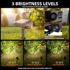 Solar Spot Lights Outdoor,IP65 Waterproof 40 LEDs Landscape Spotlights,USB & Solar Powered Wall Lights,3 Modes Outdoor Solar Garden Lights for Yard Porch 4 Pack