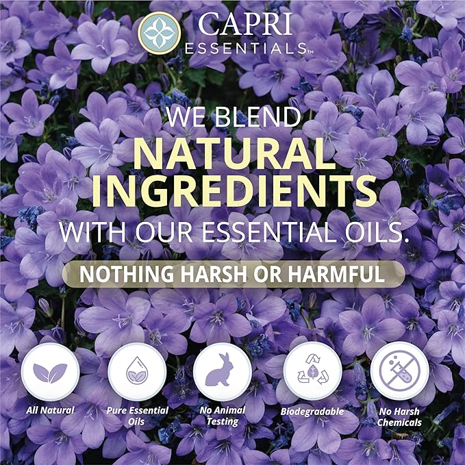 CAPRI ESSENTIALS APC, Household Dust Remover, Kitchen Counter Surface Spray, Removes Grime, Blend of Essential Oils, White Lavender, 23 FL Oz