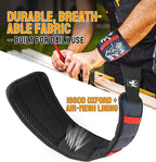 HiRui Magnetic Wristband for Tools – Ultra-Strong 15 Neodymium Magnets Hold Screws, Nails & Bits, Dual Pockets – Hands‑Free for DIY, Home Repairs, Auto – Gift‑Ready for Dad, Husband, Grandpa (Blue)