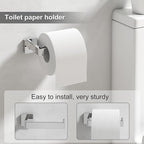 Toilet Paper Holder Collision Avoidance Towel Racks for Bathroom Thickened Material 304 Stainless Steel Towel Rack 10-Piece Towel Bar Polished Chrome Bathroom Hardware Set Will Not Rust