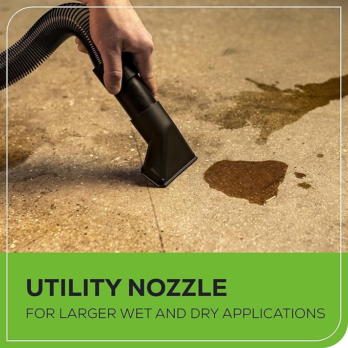 Greenworks 24V Brushless (3 Gallon) Cordless Wet / Dry Shop Vacuum + Accessories, Tool Only