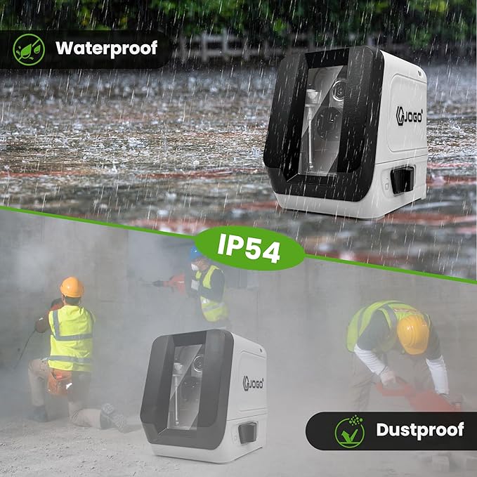 Laser Level, Self Leveling Green Cross Line Lazer Level, Lazer Leveler Tool for Picture Hanging with Brightness Adjustment, Magnetic Bracket Carrying Case Battery Included