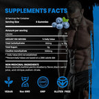 Creatine Monohydrate Gummies 5000mg for Men & Women, Gomitas de Creatina 5g Creatine Monohydrate, 0g Sugar Chewables Creatine Pre-Work Out for Muscle Strength, Vegan,120 Count (120 Count, Blueberry)