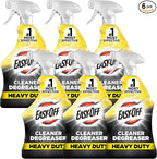 Easy-Off Heavy Duty Degreaser Cleaner Spray, 32 Ounce (Pack of 6)