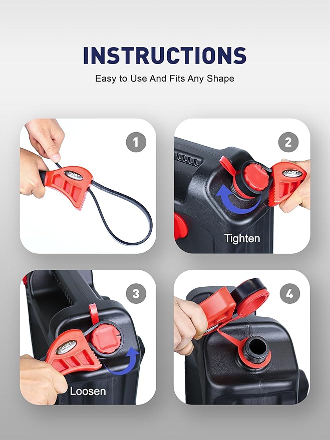 SMART JERRY - Rubber Strap Wrench Plumbing | 2-Pack Rubber Belt Wrenches for Shower Heads, Oil Filter, Pipes & Drain | Adjustable Shower Head Wrenches | Oil Filter Strap Wrench