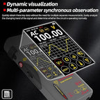 BSIDE Thermal Imager Multimeter 2 in 1, 320×320 IR Resolution with 20000 Words Multimeter 3.98'' Touchscreen 25Hz Infrared Thermal Camera 15 Thermal Palettes TRMS Auto-Ranging Tester