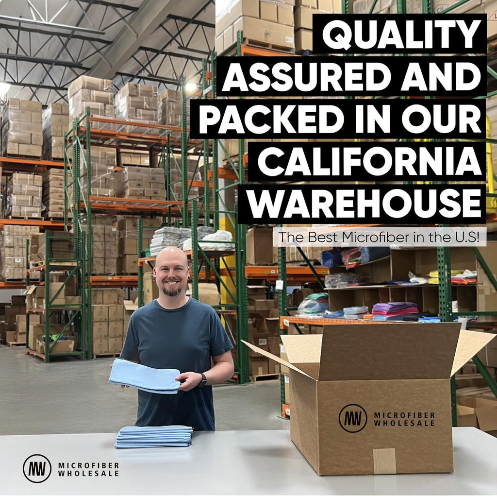 Microfiber Cleaning Cloth - 12 Pack | Better Quality All Purpose Towels | Great for Home, Clean, Dust, Polish | Soft, Absorbent, Durable | Wash 100s of Times | Pink Purple Blue