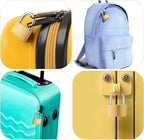 Kenning 16 Pcs Solid Keyed Alike Padlocks 1.18" Solid Brass Padlock with Key Weatherproof Luggage Locks Suitcase Lock Wide Body with Hardened Steel Shackle for Sheds, Storage Unit, Gym Fence