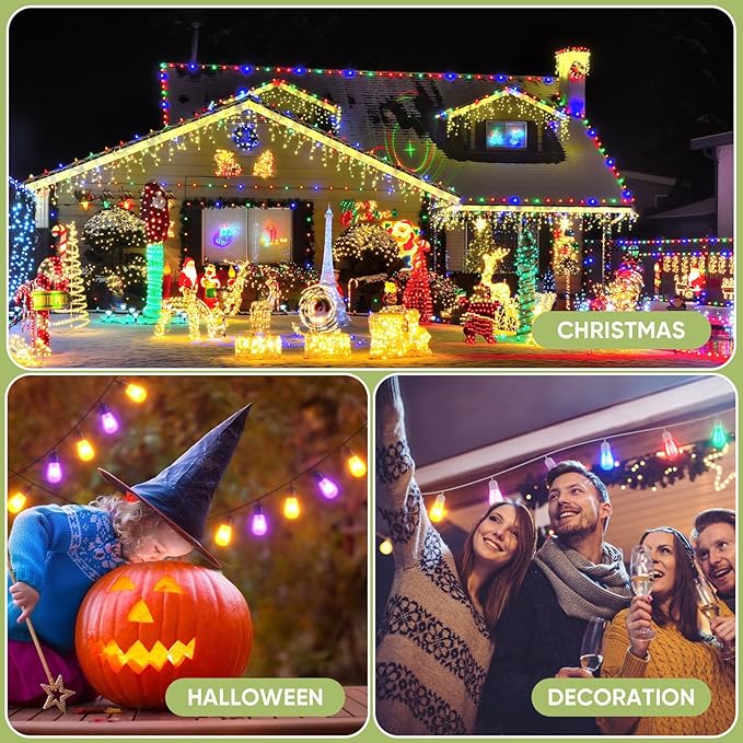 12-Pack Pink String Light Bulbs, Patio String Light Replacement Bulbs for Outdoor Indoor, 1W E26 Base S14 LED Colored Light Bulbs for Christmas, Halloween,Holiday,Home Decor