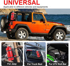 UTV Fire Extinguisher Mount Bracket, Quick Release Fire Extinguisher Mount Holder for Jeep, Offroad Car, UTV Accessories (A)