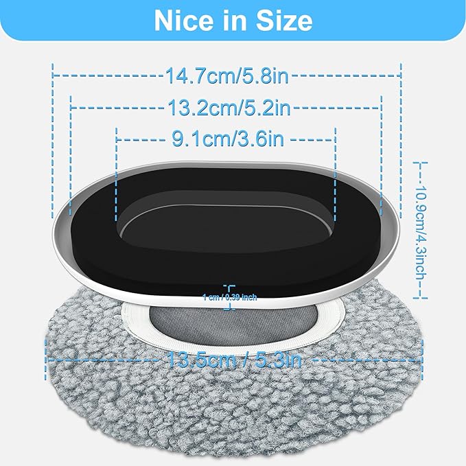 New Upgrade Furniture Movers Sliders, 8+8 Pack 5.8 * 4.3" Multi-Surface Furniture Sliders with Groove Design, Oval 8PCS Moving Pads and 8 Hardwood Socks, Protect Floor and Easily Move Furniture