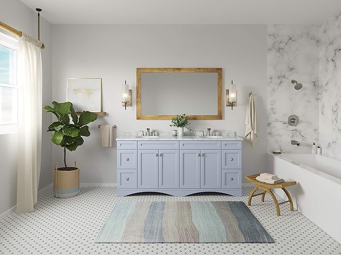 Pfister Jaida Bathroom Sink Faucet, 8-Inch Widespread, 2-Handle, 3-Hole, Spot Defense Brushed Nickel Finish, LF049JDGS (Pack of 3)