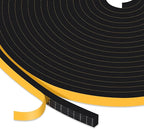 Strong Adhesive Window Seal Strip, Door Insulation Weather Strip, Foam Door Seal Strip, Soundproof Weatherproof, Windproof Airtight Weather Stripping for Door Frame(1/4 in x 1/8 in x 50Ft)