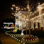 25 Pack C9 Incandescent Bulbs, C9 Replacement Clear Bulb for Christmas String Light, Indoor Outdoor Holiday Decor, E17 Intermediate Base, 7 Watt, Warm White