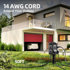 Outdoor Power Stake, 50 Feet Extension Cord Waterproof, Independently Remote Control 3 Sets of Outlets, 6 Grounded Outlets for Garden, Patio, Outdoor Decor, ETL Listed