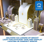 OHLECTRIC F4T5/D Linear Fluorescent Tube 6-Inch (4-Pack) T5 4W Straight Bulbs Daylight Camping Lantern Bulb Linear Bulbs, High Output Under Cabinet Bulb, G5 Base 6500K