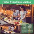 VOLIVO 12 Pack LED Light Bulbs, 60 Watt Equivalent A19 LED Bulb, Soft White 2700K, 9W E26 Standard Base, UL Listed 800 Lumens 120V, Non-Dimmable, Energy Saving Lightbulbs for Bedroom Indoor