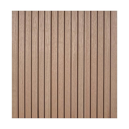 4ft Wide x 8ft High x 5/32in Thick White Oak Veneer Decorative Wall Flexible Tambour with 3/4in 30-Degree Groove Slats